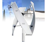 TPTAWF Kit Generatore Eolico Verticale da 8000W - Sistema di Energia Eolica Domestica ad Alta Efficienza, Design a 3 Pale con Magneti Permanenti,220v