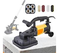 TPTAWF Macchina levigatrice elettrica per Pavimenti da 3800W, levigatrice per calcestruzzo a 4 Teste con Asta di Estensione, levigatrice a Mano per cartongesso con 6 velocità Regolabili