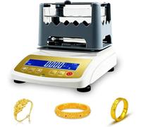 TPTAWF Macchina Tester Digitale per Oro e Argento Precisione 0,001g/Cm³, Tester per Oro, Tester di Purezza dell'Oro, Tester del Valore K dell'Oro con Display LCD,300g