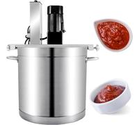 TPTAWF Miscelatore elettrico commerciale, miscelatore per salsa per marmellata, 20 l, 25 l, miscelatore per pentole 40 lautomatici, pasta di cioccolato per miscelazione calda, 20 L