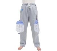TPTAWF Pantaloni per Sacco da Gamba con catetere, contengono (2) Sacchi da Gamba da 2000 ml per nefrostomia, Foley,M