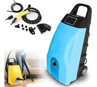 TPTAWF Pulitore a Vapore ad Alta Temperatura, Lavatrice a Vapore Multiuso ad Alta Pressione da 2500 W per casa, Lavaggio Auto e Cappa, Serbatoio da 3,5 L,Blu