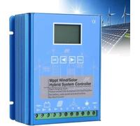 TPTAWF Regolatore di Carica Ibrido Eolico-Solare 9000W, Regolatore Auto MPPT per Sistemi, Regolatore Boost per Turbine Eoliche,48v