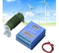 TPTAWF Regolatore di Carica Ibrido Eolico Solare, Pannello Eolico Solare 10000W 12V/24V/48V con Schermo LCD per Turbina Eolica MPPT off Grid,48v