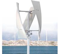 TPTAWF Turbina eolica 9000W, generatore di Turbine eoliche DC 12V 24V 2M / min, Kit turbina eolica con regolatore di Carica,48v