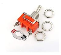 TPUOTI 1 interruttore a levetta E-TEN1021 SPST a 2 pin 2 terminali ON-Off 15A 250V (colore: E Ten1021)
