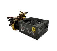 TPUOTI 2000W Bitcoin Mining PSU PC Alimentazione Computer Mining Rig 8 GPU ATX Ethereum Coin 12v 4 pin Alimentazione