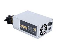 TPUOTI 3200/2600/2400/2000W ETH Bitcoin Mining Alimentatore 180-240V 10x6Pin 95% Efficienza Alimentatore per Ethereum BTC Bitcoin Miner (2U 2600W)