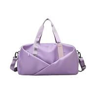 TPUOTI Borsa sportiva da palestra per donne e uomini, borse asciutte bagnate in velluto a coste per nuoto, weekender, fitness, allenamento, viaggi, borsa invernale all'aperto, Viola, Taglia unica