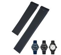 TPUOTI Cinturino per orologio in gomma siliconica, 20 mm e 22 mm, per Tag Heuer Carrera Aquaracer 300 WAY201A WAY211C, accessori per orologi, 21.5mm, Agata