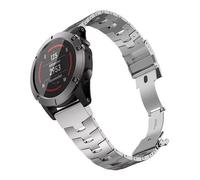 TPUOTI Cinturino per smartwatch QuickFit 26 22 mm per Garmin Fenix 7 7X 5 5X Plus 6 6X Pro Tactix 7/D2 Easyfit cinturino in lega di titanio, 26mm For Tactix Delta, Agata