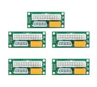 TPUOTI Doppio alimentatore alimentatore PC Block Synchronizer ADD2PSU ATX 24 pin a 4 pin Molex connettore riser miner adattatore minatore (5 pz verde 4pin)