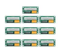 TPUOTI Doppio alimentatore alimentatore PC Block Synchronizer ADD2PSU ATX 24Pin a 4Pin Molex connettore Riser Miner Mining Adapter (10pcs verde sata)