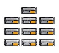 TPUOTI Doppio alimentatore alimentatore PC Block Synchronizer ADD2PSU ATX 24Pin a 4Pin Molex connettore Riser Miner Mining Adapter (10pcs nero 4pin)