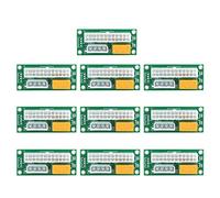 TPUOTI Doppio alimentatore alimentatore PC Block Synchronizer ADD2PSU ATX 24Pin a 4Pin Molex connettore Riser Miner Mining Adapter (10pcs verde 4pin)