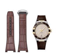 TPUOTI Per Omega Constellation Double Eagle Series Cinturino Manhattan Gomma Pelle bovina Maschio Osservatorio Strap Notch 25-14mm, 25-14mm, Agata