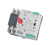 TPUOTI YCQ4-100E/2P 63A 100A guida DIN ATS interruttore di trasferimento automatico a doppia alimentazione interruttori selettori elettrici alimentazione ininterrotta (colore: YCQ4-100E/2P, dimensioni