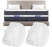 TPVUPC 2 Pezzi Supporto per Materasso, 10,4Mx5cm Cinghia Unisci Materassi, Cinghia Unione Materassi Singoli, Unisci Materassi Singoli in Matrimoniale, Cinghie Materasso Matrimoniale