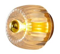 TPWEWRX Lampada da soffitto moderna nordica E14 Lampade da soffitto semi-incassate per ingresso corridoio guardaroba soggiorno camera da letto (Gold)