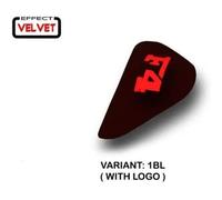 Tpz Italia Rivestimento codino schienale per MV Agusta F4 (99-09) modello Ettore Velvet CON LOGO 1BL (nero)