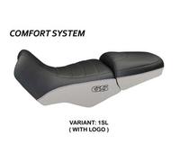 Tpz Italia Rivestimento sella compatibile BMW R 1100/1150 GS (94-03) modello Firenze Carbon Color comfort system NO LOGO BE (blu)