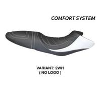 Tpz Italia Rivestimento sella compatibile BMW R 1200 R (06-14) modello Bruno comfort system NO LOGO 2WH (bianco)