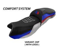 Tpz Italia Rivestimento sella compatibile BMW R 1250 GS (19-22) modello Ebern comfort system CON LOGO 2HP (colore HP)