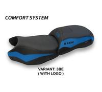 Tpz Italia Rivestimento sella compatibile BMW R 1250 GS (19-22) modello Jachal comfort system 3BE (blu) CON LOGO