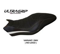 Tpz Italia Rivestimento sella compatibile Ducati Monster 821 / 1200 (17-20) modello Piombino 2 ultragrip NO LOGO 2WH (bianco)