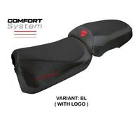 Tpz Italia Rivestimento sella compatibile - Ducati Multistrada V2 2025 - mod Aura Comfort System CON LOGO GTR (grigio-trico)