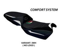 Tpz Italia Rivestimento sella compatibile Ducati Multistrada V4 (21-22) modello Rosita comfort system NO LOGO 3WH (bianco)