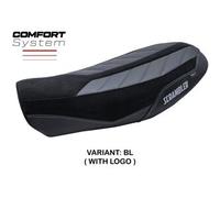 Tpz Italia Rivestimento sella compatibile - Ducati Scrambler Urban Motard 2022-2024 - mod Vanguard Comfort System NO LOGO WH (bianco)