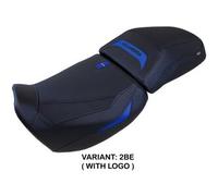 Tpz Italia Rivestimento sella compatibile Harley Davidson Pan America (21-24) modello Vegas 2BE (blu) CON LOGO