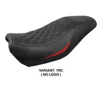 Tpz Italia Rivestimento sella compatibile Harley Davidson Street 500 / 750 (16-21) modello Miami NO LOGO 7RC (Rosso Cremisi)