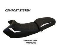 Tpz Italia Rivestimento sella compatibile KTM 1290 Super Adventure S - T (15-20) modello Eden comfort system NO LOGO 2WH (bianco)