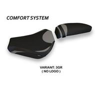 Tpz Italia Rivestimento sella compatibile MV Agusta F3 (12-23) modello Zara 1 comfort system NO LOGO 3GR (grigio)