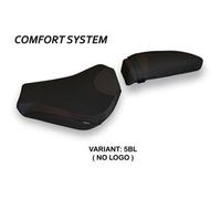 Tpz Italia Rivestimento sella compatibile MV Agusta F3 (12-23) modello Zara 1 comfort system NO LOGO 5BL (nero)