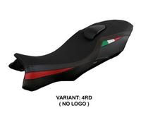 Tpz Italia Rivestimento sella compatibile MV Agusta Stradale 800 (15-17) modello Loei NO LOGO 4RD (rosso)