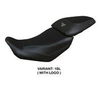 Tpz Italia Rivestimento sella compatibile Voge Valico 500 DS/DSX (20-23) modello Suining CON LOGO 1BL (nero)