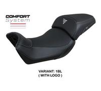 Tpz Italia Rivestimento sella compatibile Voge Valico 650 DS (21-23) modello Rukla comfort system CON LOGO 1BL (nero)