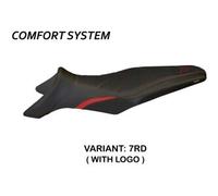 Tpz Italia Rivestimento sella compatibile Yamaha MT-09 (13-20) modello Gallipoli 4 comfort system CON LOGO 7RD (rosso)