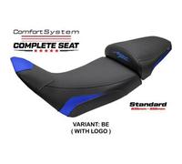 Tpz Italia Sella completa compatibile - Honda Africa Twin 1100 2020-2025 - mod Asmara Comfort System - Standard CON LOGO BE (blu)