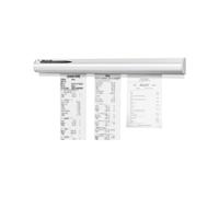 TPZORJX 1 pezzo Barra per ricevute,supporto per ricevute di catering,note adesive,supporto per ordini in alluminio autoadesivo,striscia a clip,supporto per note adesive per trattenere gli ordini,30 cm