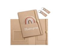 TPZORJX 1 pezzo Custodia per Libretto Sanitario in Feltro- Porta Libretto Sanitario Neonato per Passaporto di Vaccinazione,Regalo per Future Mamme e Neonati