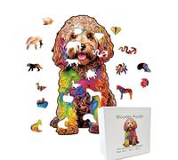TPZORJX 1 set di puzzle in legno per adulti, puzzle in legno di cuccioli, puzzle in legno di animali per adulti e bambini, giocattoli educativi con forme di animali uniche, adatti agli amici