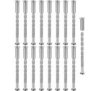 TPZORJX 12Pezzi M3x60 mm Viti di Collegamento 12 x Viti per Mobili Filettatura,Viti di rilegatura,12 x Viti per Manicotto,Viti di Giunzione Connettori 60 mm per Mobili, Armadi, Credenze, Assi di Legno