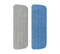 TPZORJX 2 Pezzi Panno Mocio,Panno Pulizia in Microfibra Mop Pad,panni microfibra,Panni in Microfibra Lavabili,per Tutti I Mocio Spray & Mocio Reveal Lavabili,Panno di Ricambio per Mocio Riutilizzabili