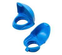 TPZORJX 2 Pezzi Tappo Della Bottiglia Del Lavacristallo Dell'Automobile,Coperchio Di Chiusura Per Contenitore,D’Acqua Per La Pulizia Parabrezza,Coperchio Del Serbatoio, für 6V0955485/000096706(Blu)