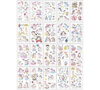 TPZORJX 20 Fogli di Adesivi a Tema Unicorno Adesivi di Unicorno 3D Gonfi Sticker di Unicorno di Cartone Animato Fai da Te per Premi Ricompensa Bomboniere Forniture,Adesivi per feste e compleann