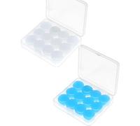 TPZORJX 24pcs tappi per le orecchie in silicone per il sonno, la notte, tappi per le orecchie modellabili, tappi le orecchie morbidi riutilizzabili, tappi per le orecchie per bambini impermeabili